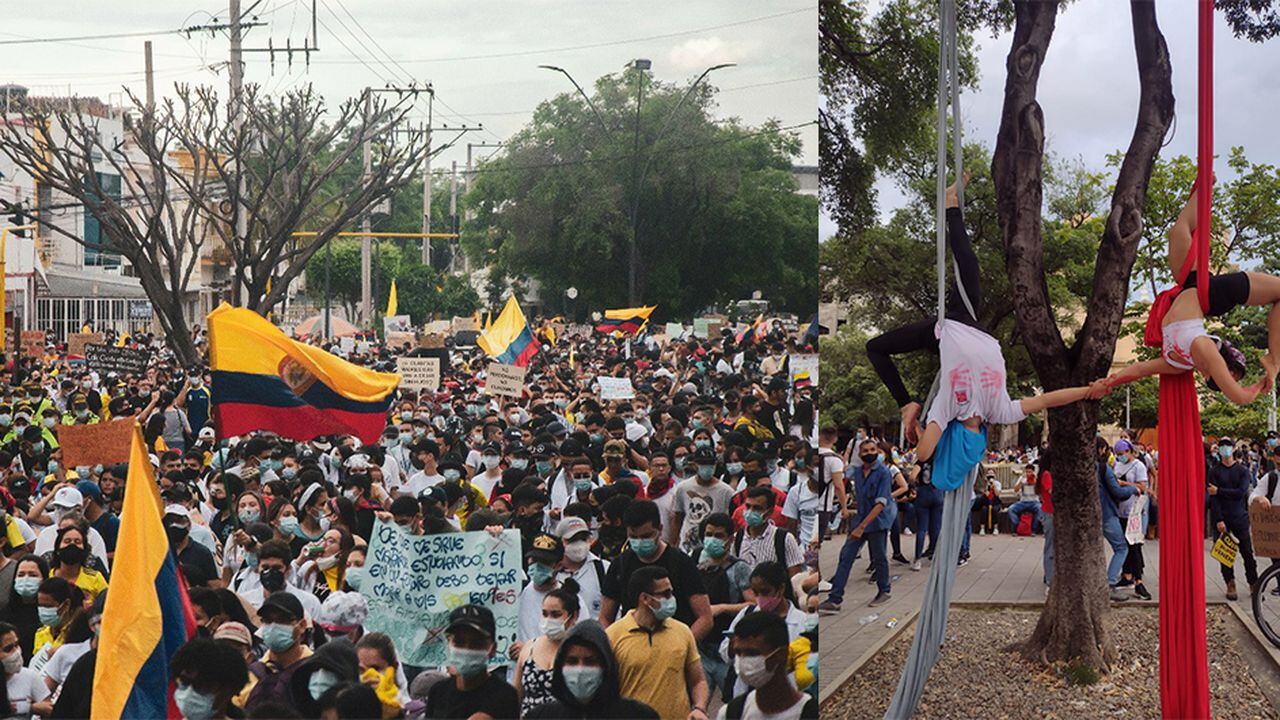 Cúcuta, sin disturbios durante las manifestaciones del paro nacional