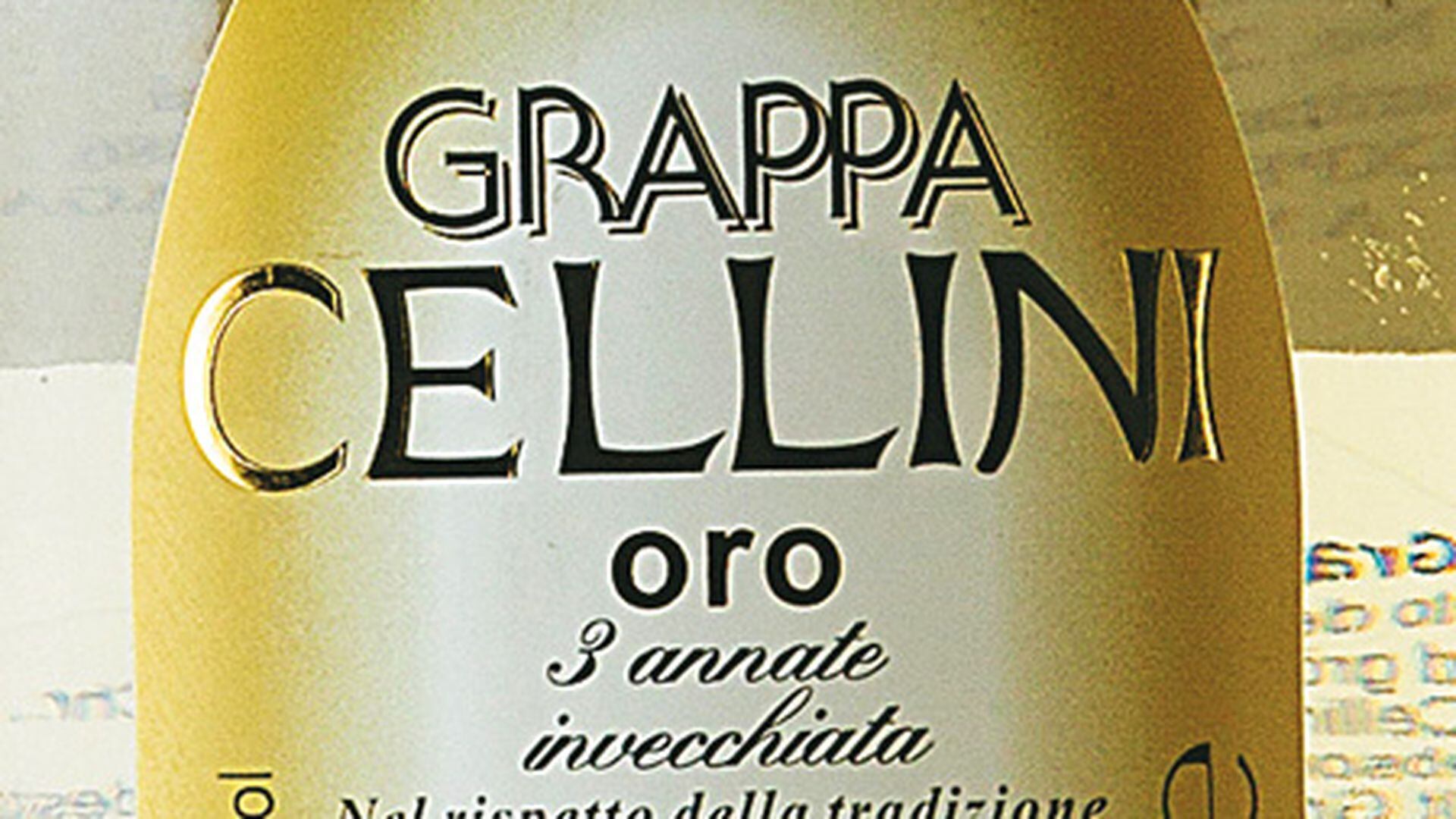 Grappa Oro Cellini