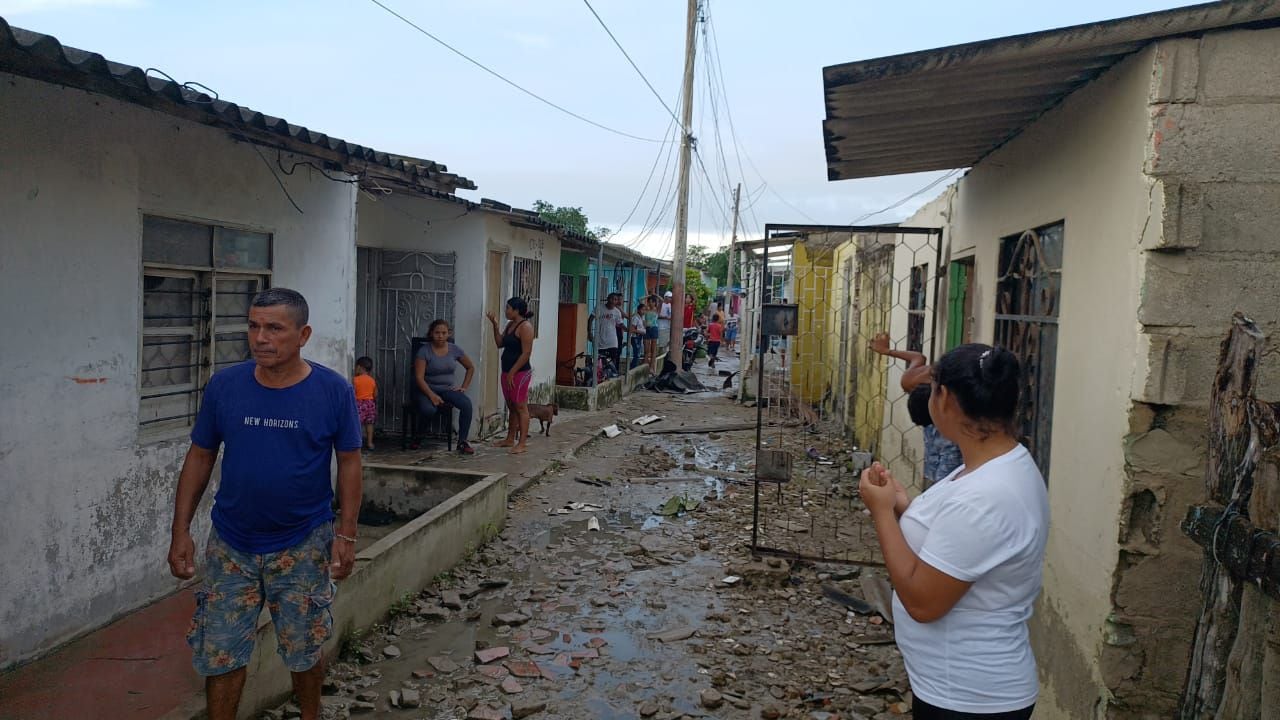 Vendaval en Soledad, Atlántico dejó más de 50 viviendas afectadas