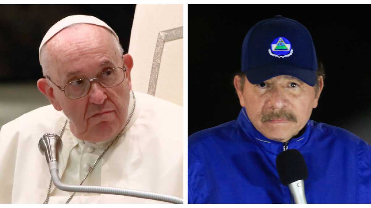 The Catholic Church lived in Nicaragua (under dictator Daniel Ortega), while Pope Francis remained silent.