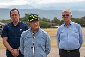 Presidente Gustavo Petro en el corregimiento de San Luis, en Neiva