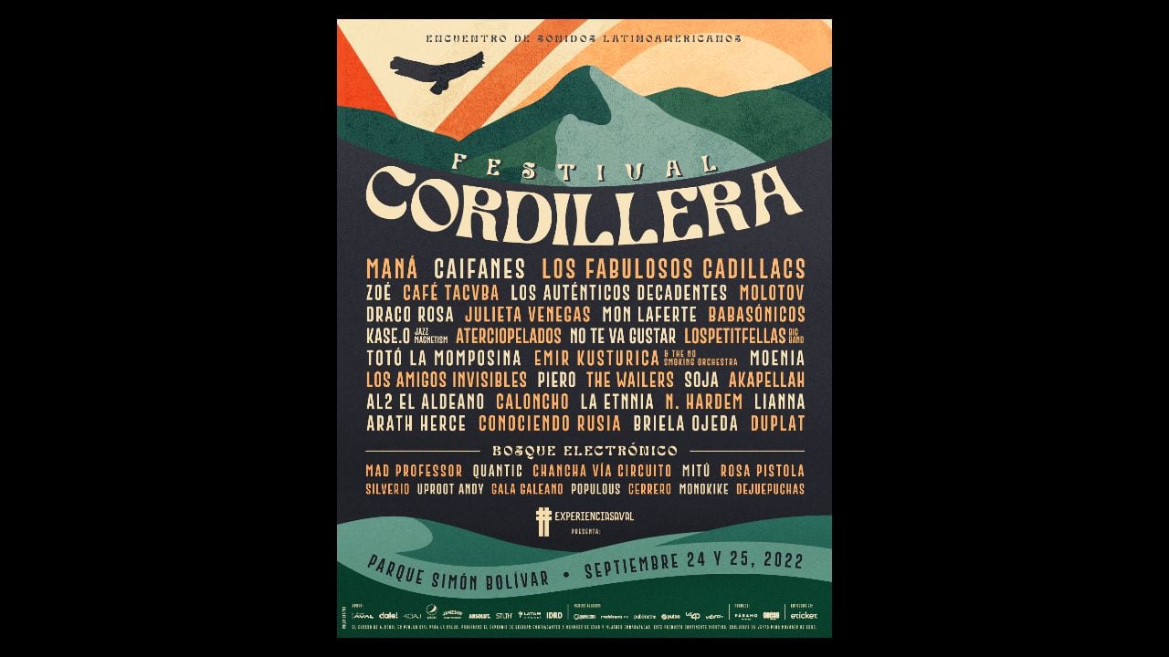 El Festival Cordillera anuncia su primer cartel Maná, Caifanes, Los