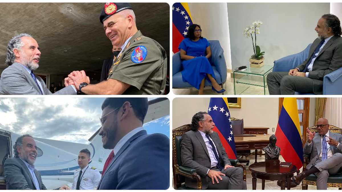 Armando Benedetti y su gira diplomática en Venezuela.