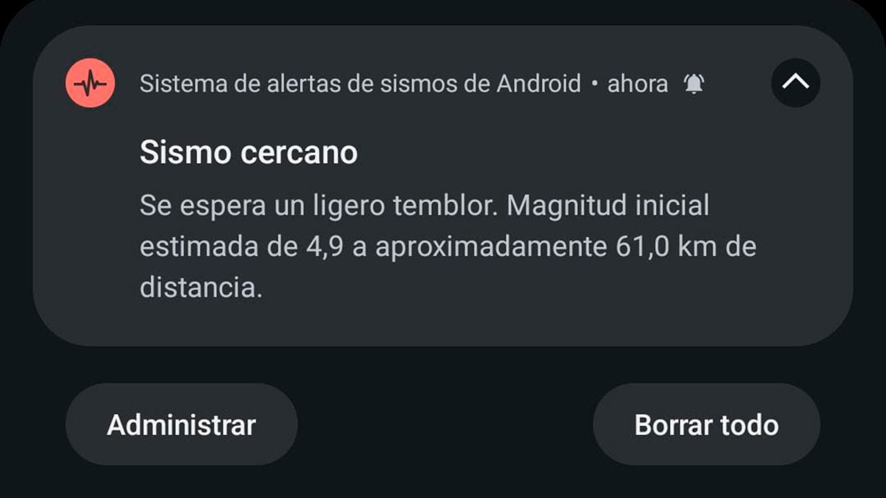 Alerta de sismo en Android: así funciona en los temblores