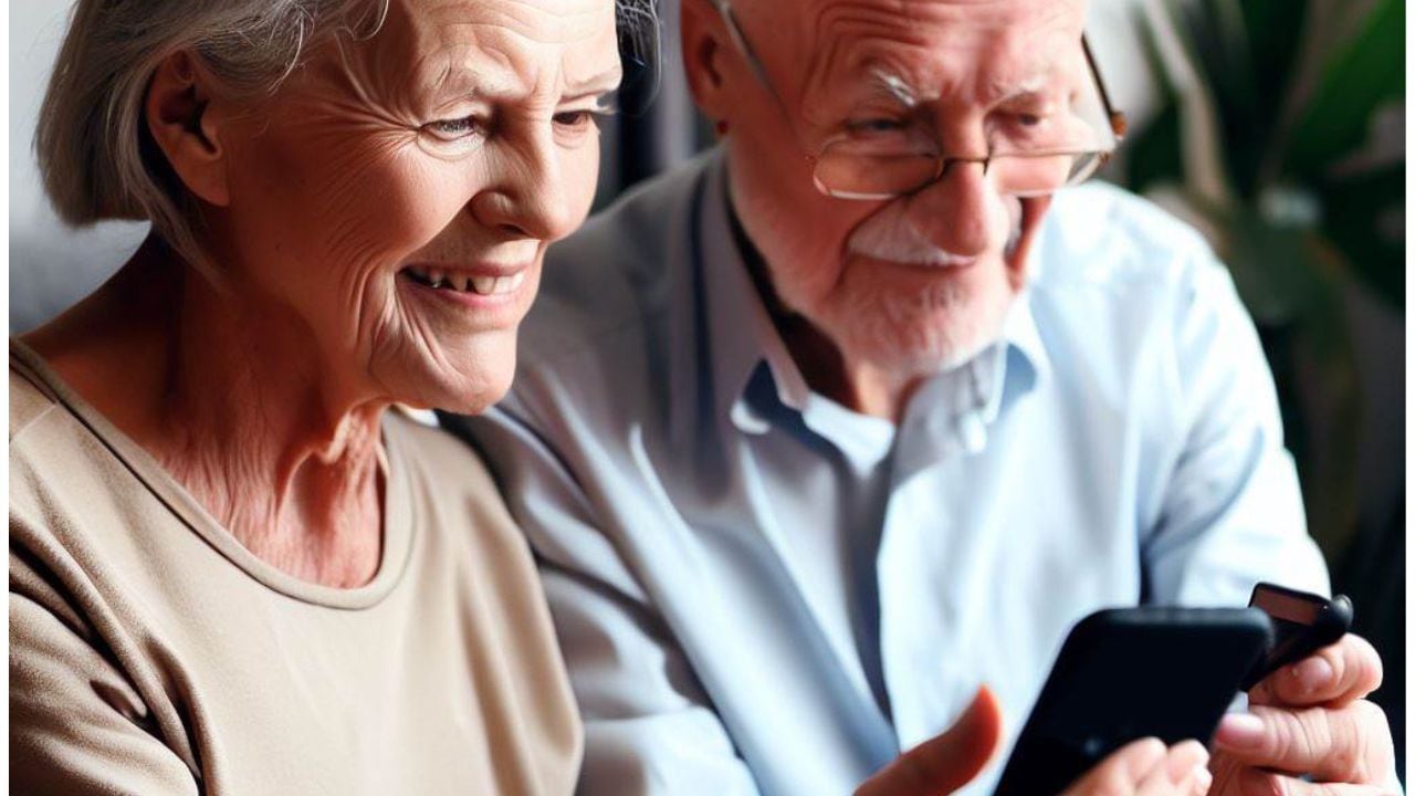 Los beneficios de los teléfonos inteligentes para personas mayores
