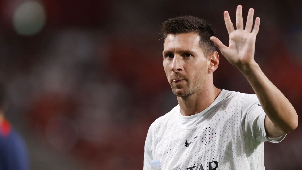 Messi llegó a Miami y su curiosa remera se robó todas las miradas