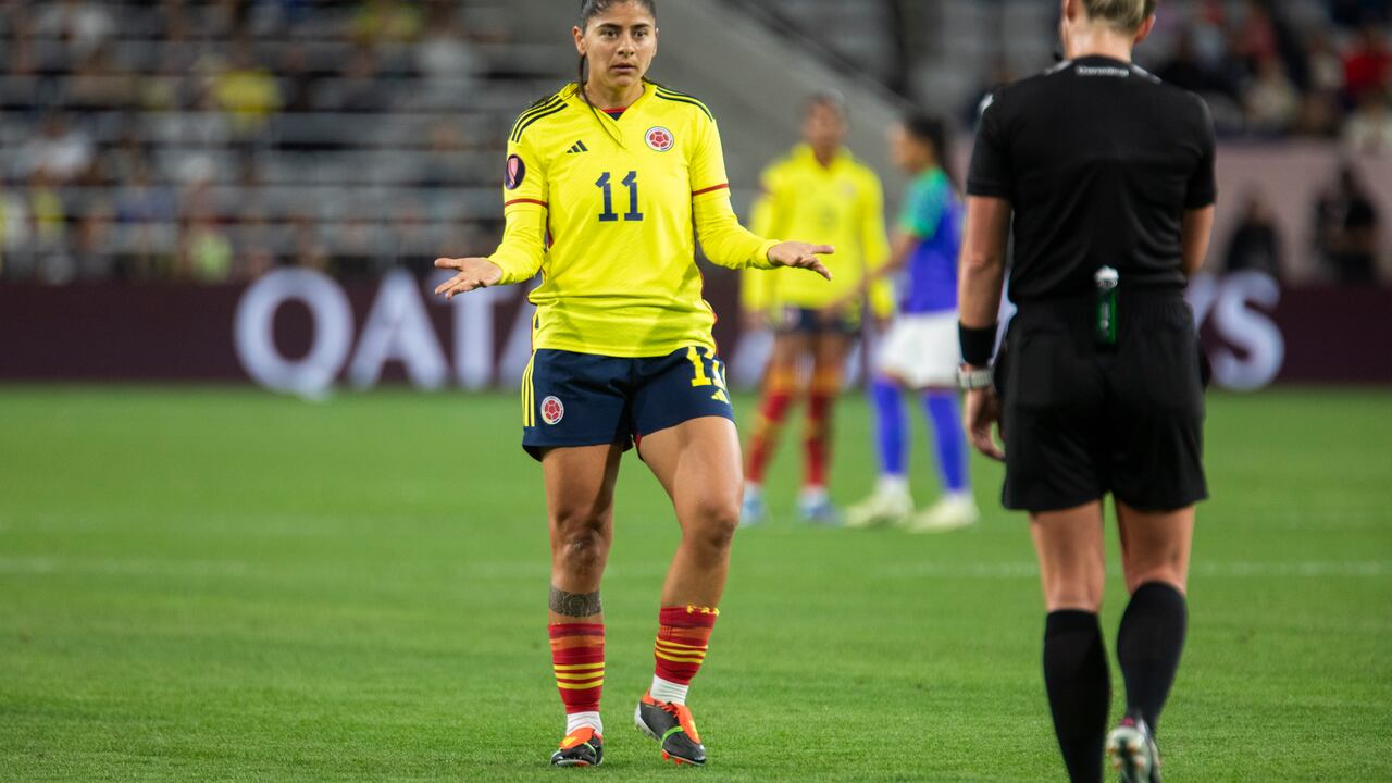 Catalina Usme, una de las figuras de Colombia en la Copa Oro Femenina 2004.