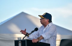 El presidente Gustavo Petro participó de un evento de entrega de tierras en Santa Bárbara de Pinto, Magdalena.