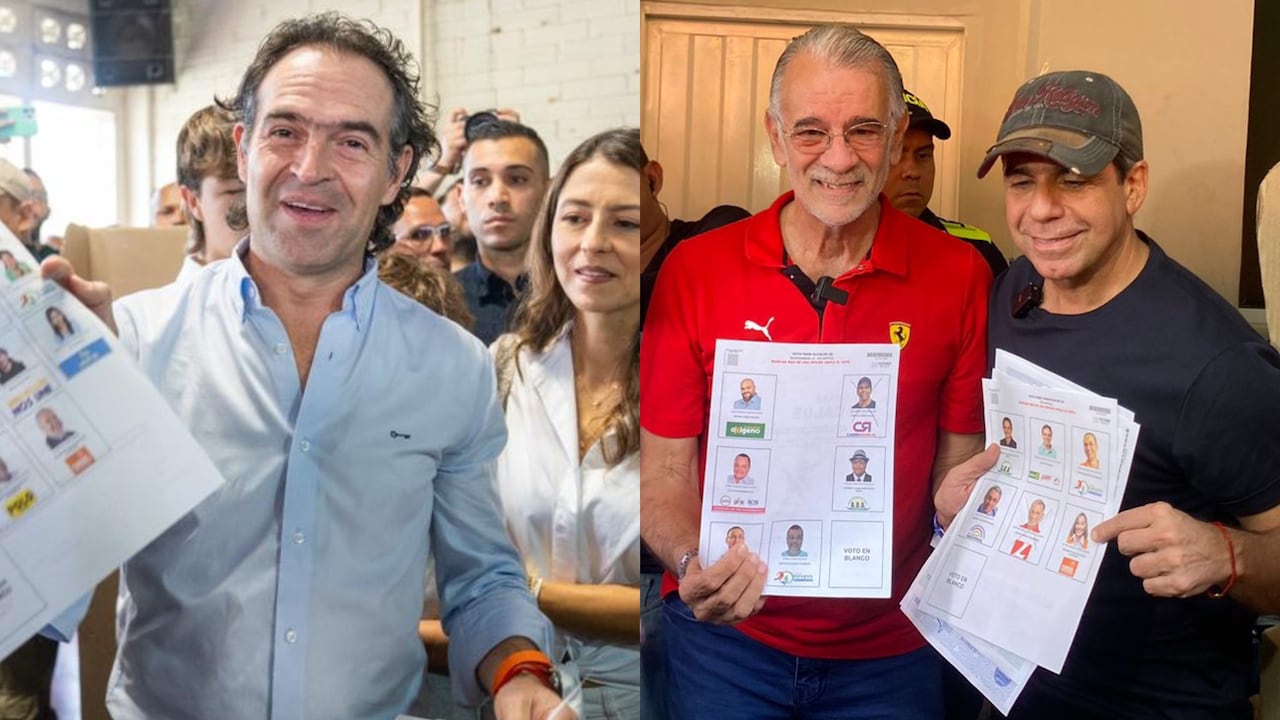 Votos de Federico Gutiérrez y Eduardo Verano.