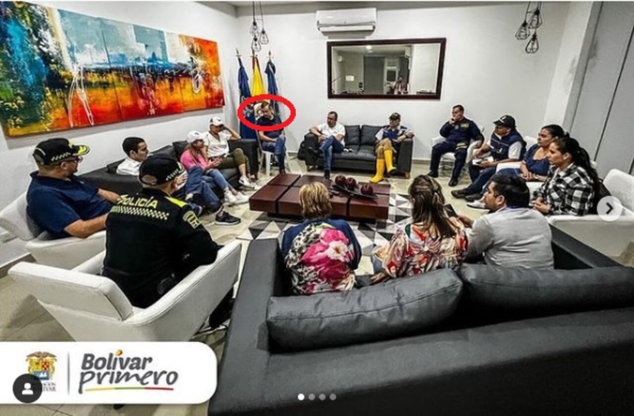 Reunión en la Gobernación de Bolívar