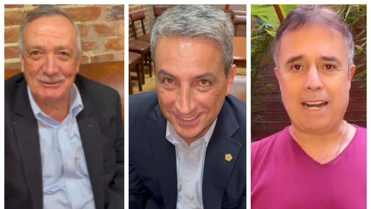 Enrique Camacho, Fernando Jaramillo y César Augusto Londoño