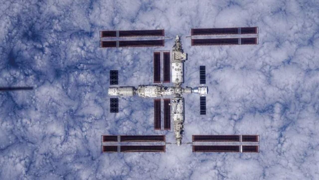Primeras imágenes de la estación espacial china Tiangong