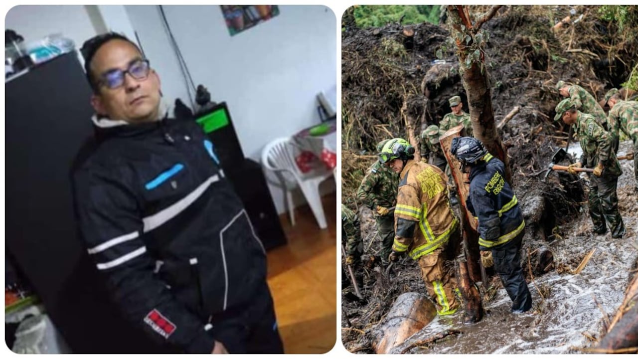 Javier Velilla fue arrasado por una avalancha en la vía que de Bogotá comunica a La Calera. Los organismos de socorro aún no lo han encontrado.
