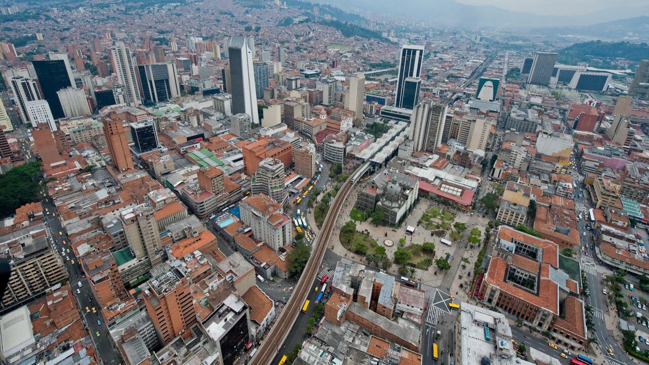 Panorámica de Medellín.