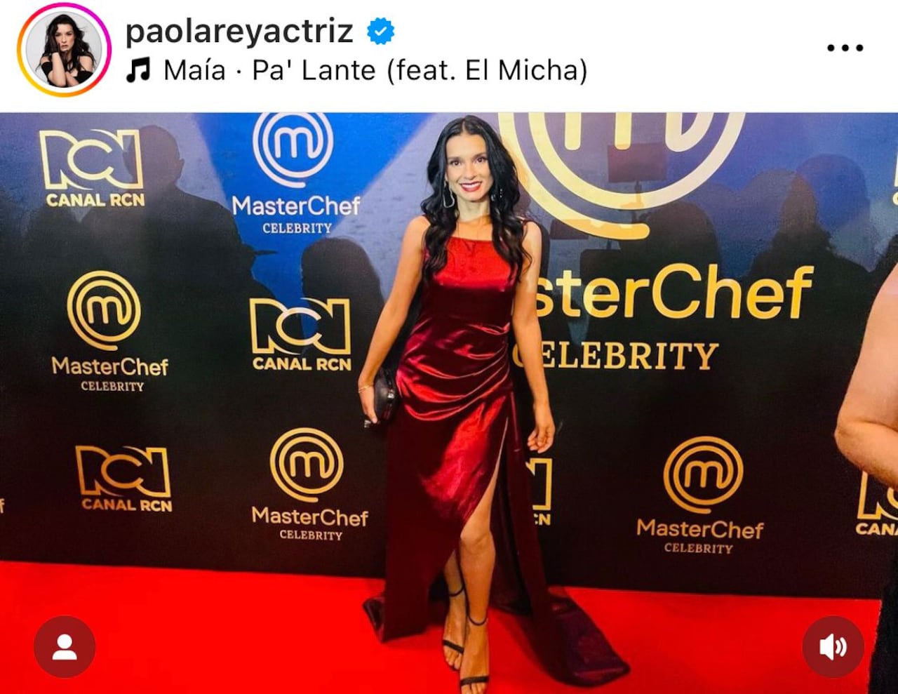 Paola Rey es una de las participantes de MasterChef Celebrity 2024.