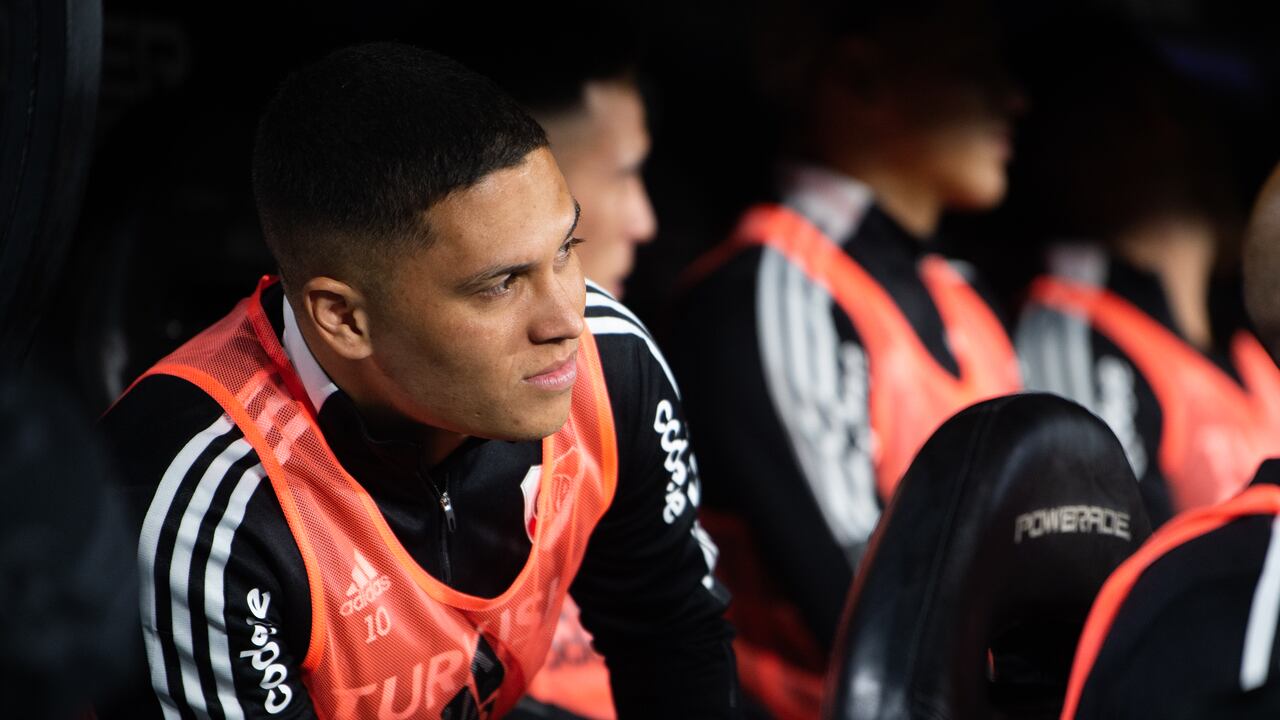 UENOS AIRES, ARGENTINA - 2022/02/05: Juan Fernando Quintero of River Plate prior to the friendly match between River Plate and Velez Sarfield, at the Antonio Vespucio Liberti Monumental Stadium.
Final score 0-0. (Photo by Manuel Cortina/SOPA Images/LightRocket via Getty Images)