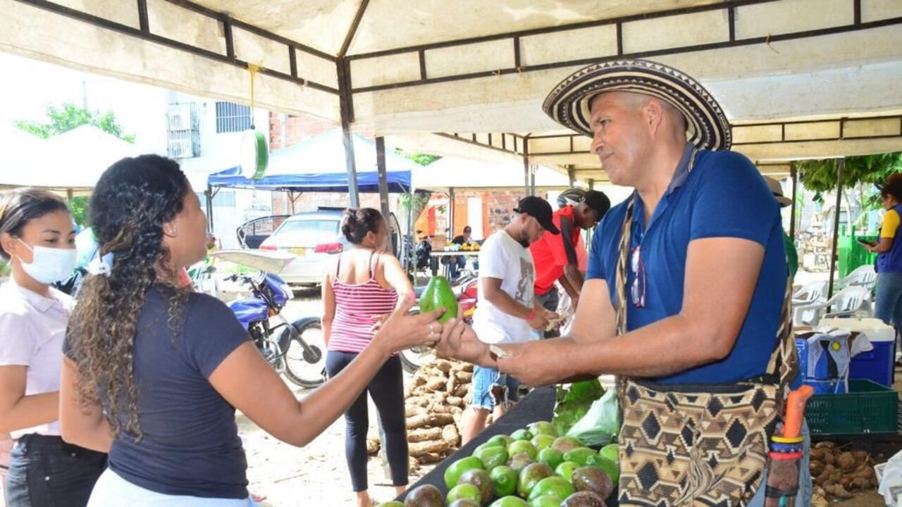 En el mercado campesino los cartageneros podrán encontrar frutas y verduras.
