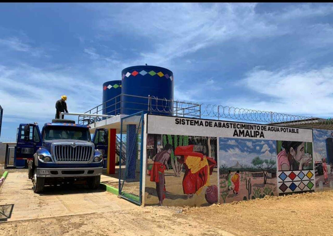 Agua potable para Maicao y Uribia, en La Guajira Foto: Cortesía Min Vivienda