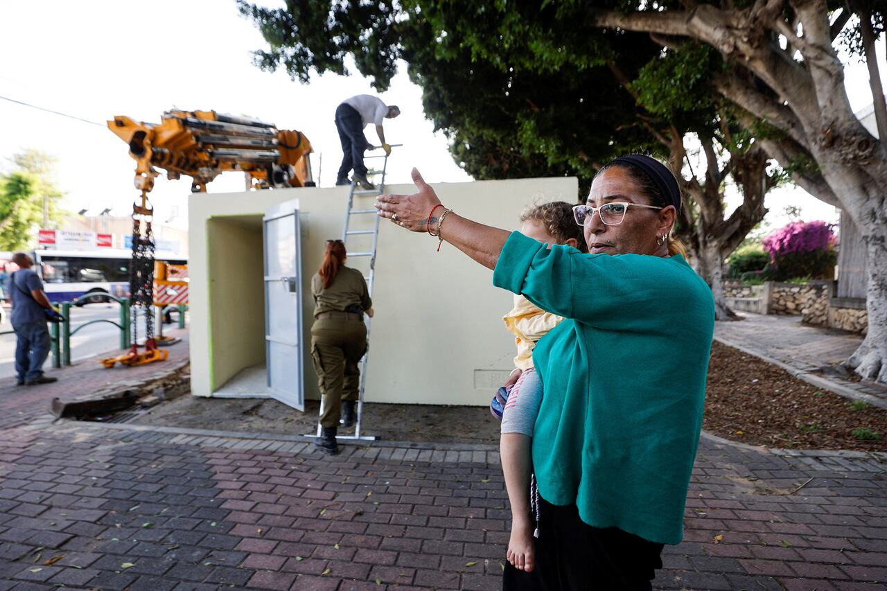 En imágenes : cientos de cohetes lanados a Tel Aviv