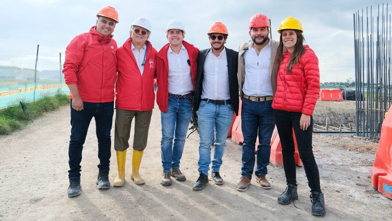 Integrantes de la bancada del Nuevo Liberalismo - En Marcha visitaron las obras de la primera línea del Metro de Bogotá.