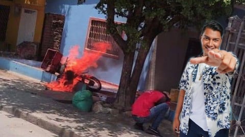 A joven que se le prendió la moto en Valledupar, le regalaran una moto nueva