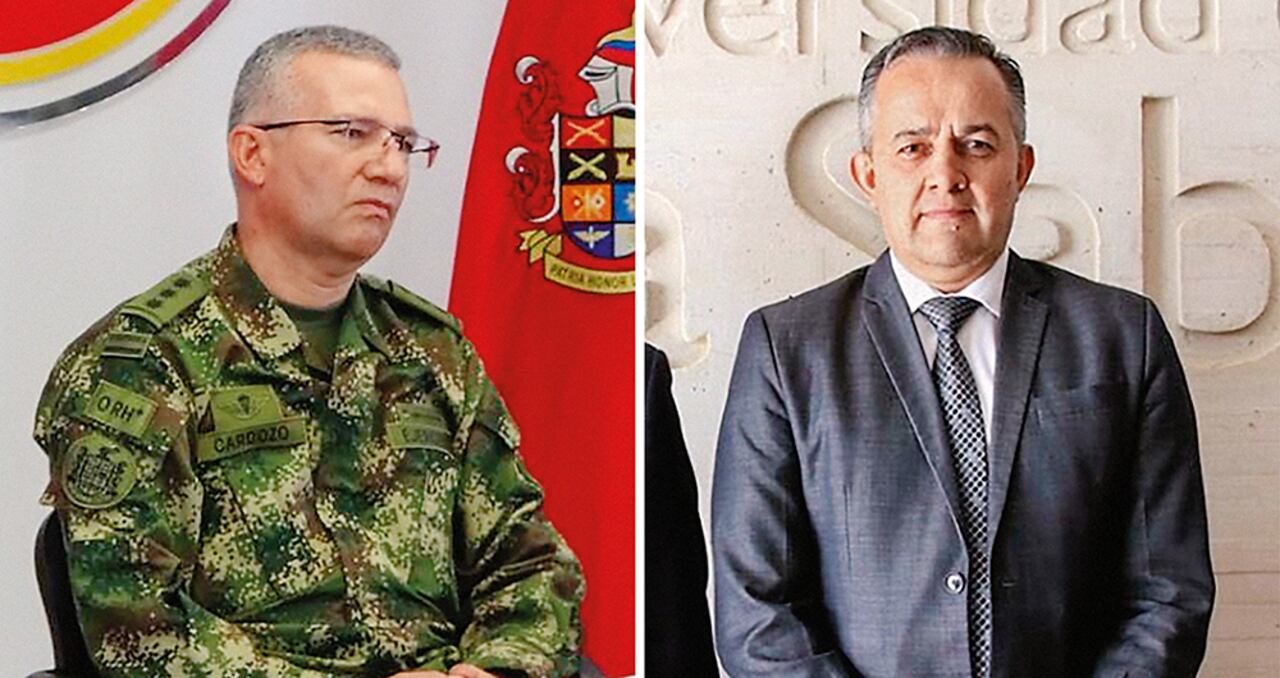 Fuentes militares aseguraron que el coronel Juan Carlos Mazo (der.) fue decisivo para el reintegro del general Emilio Cardozo (izq.), quien será el nuevo comandante del Ejército. 