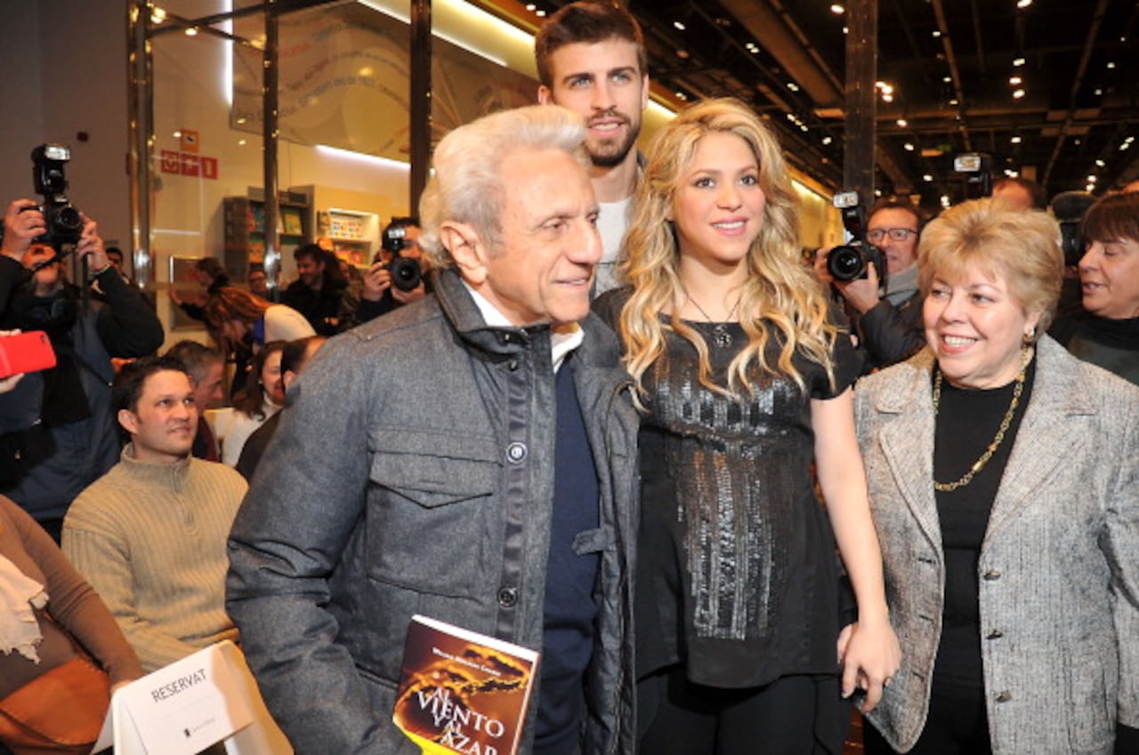 Shakira y sus padres