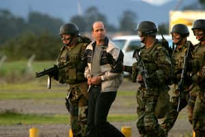 SIMON TRINIDAD. JEFE GUERRILLERO FARC.
BOGOTA  ENERO 3 DE 2004.
FOTO: JUAN CARLOS SIERRA- REVISTA SEMANA.