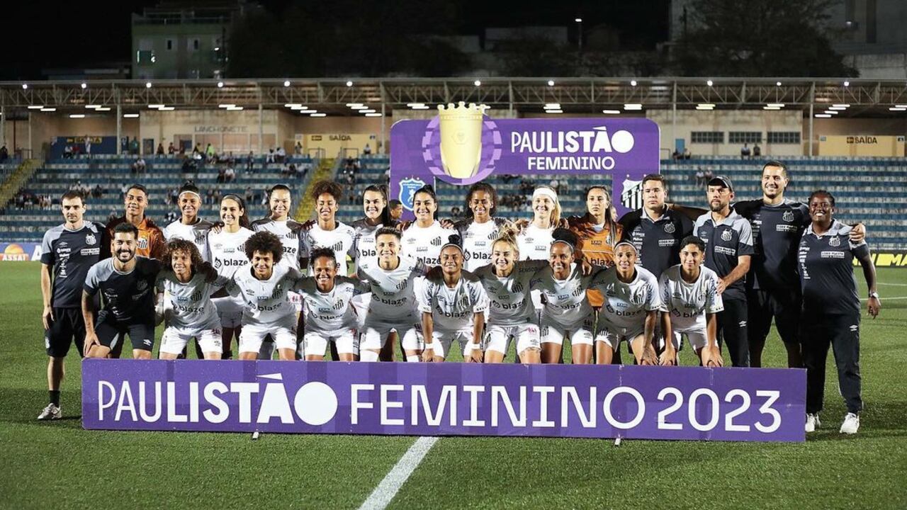 Equipo del Santos Femenino en 2023.