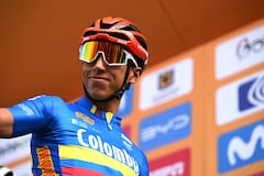 TUNJA, COLOMBIA - FEBRUARY 08: Egan Bernal of Colombia and Team Colombia prior to the 4th Tour Colombia 2024, Stage 3 a 141.9km stage from Tunja to Tunja on February 08, 2024 in Tunja, Colombia. (Photo by Maximiliano Blanco/Getty Images)