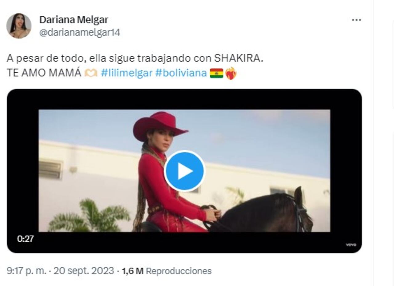 La hija de Lili Melgar compartió el video donde sale su madre