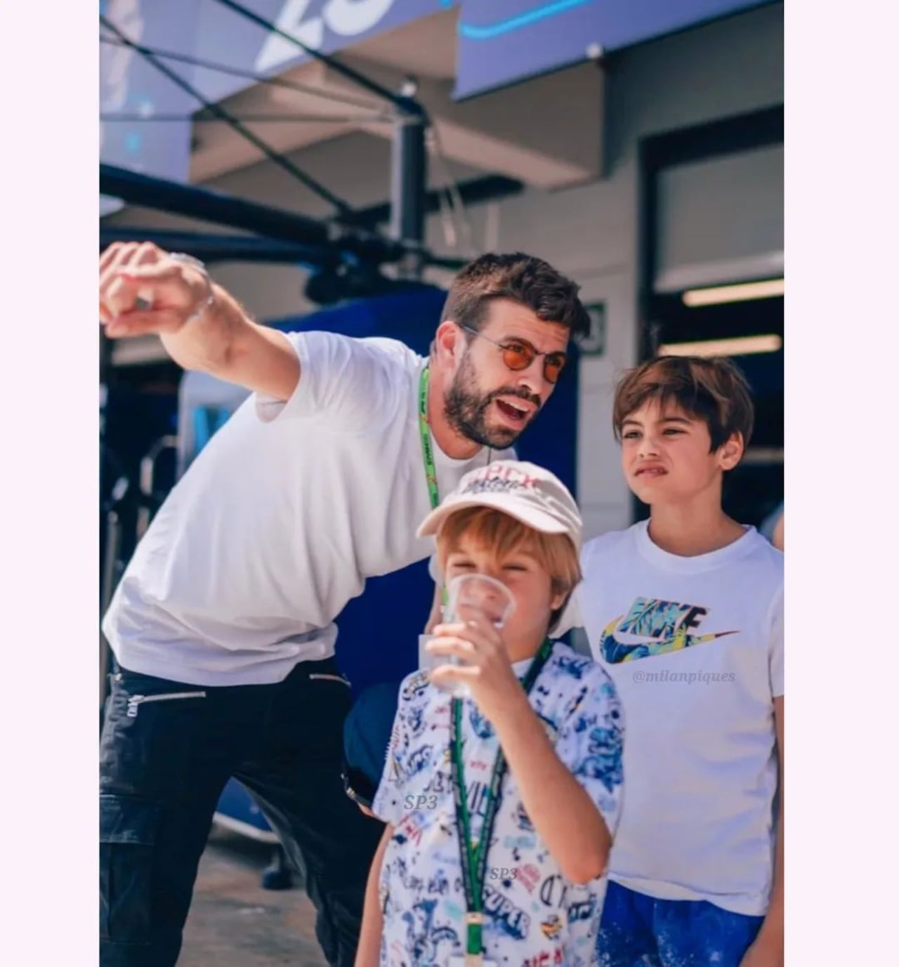 Piqué se estaría comportando muy mal con sus hijos. Foto: Instagram @milanpiques.