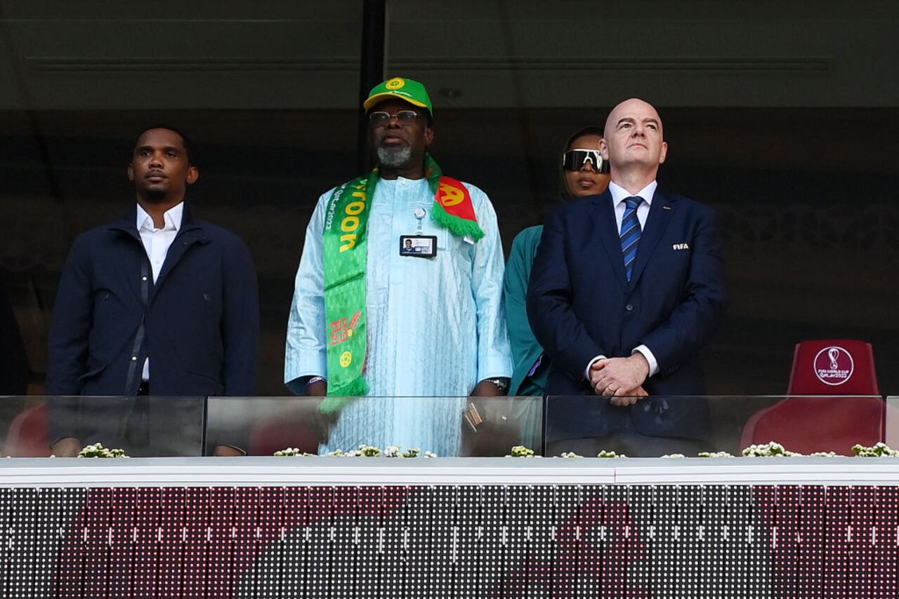 Samuel Eto'o, presidente de la Federación Camerunesa de Fútbol