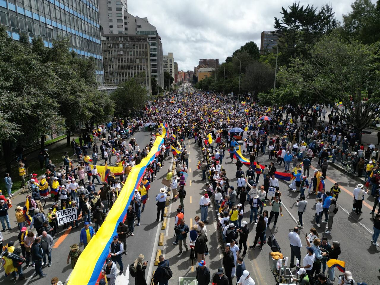 Marchas, protestas contra políticas del gobierno de Gustavo Petro.
Bogotá Junio 20 de 2023.
Foto:Oscar González-Revista Semana.