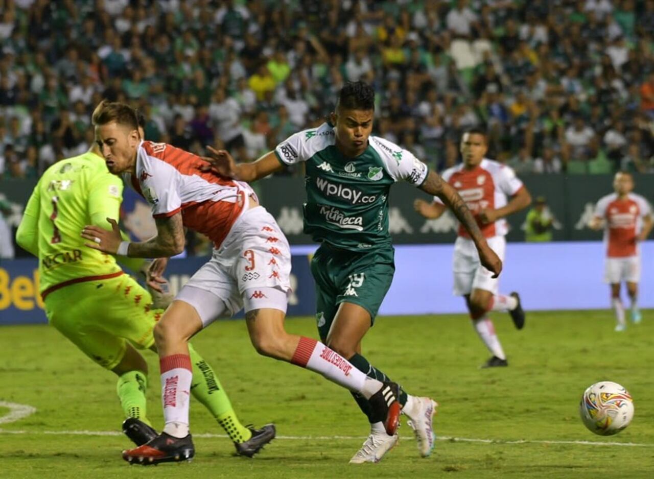 Luis Sandoval, delantero del Deportivo Cali.