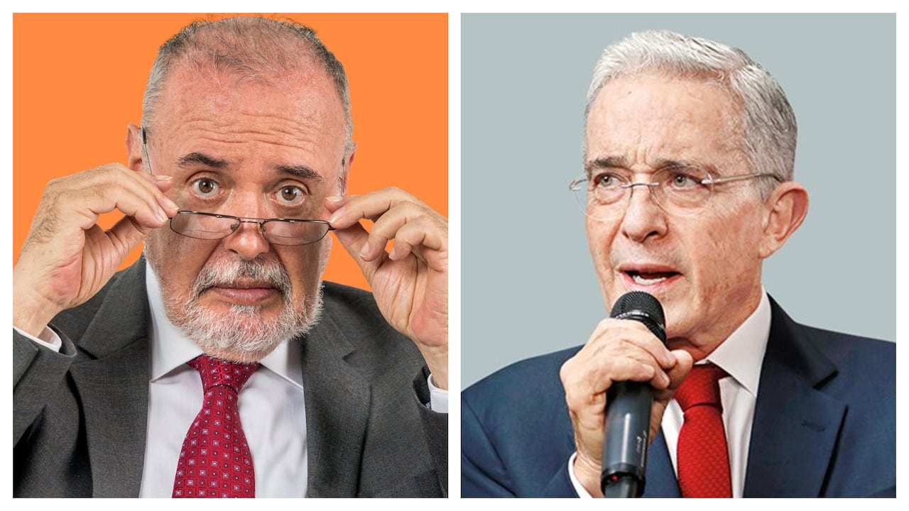 Gilberto Tobón y Álvaro Uribe.