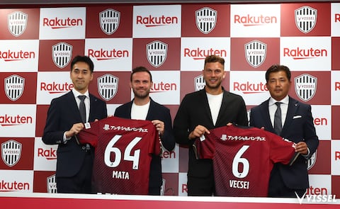 Juan Mata en el Vissel Kobe