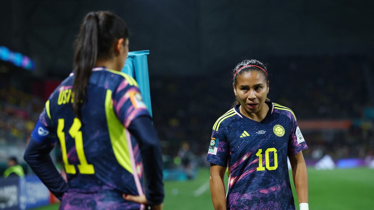 Soccer Football - FIFA Women’s World Cup Australia and New Zealand 2023 - Round of 16 - Colombia v Jamaica - Melbourne Rectangular Stadium, Melbourne, Australia - August 8, 2023 Colombia's Leicy Santos REUTERS/Hannah Mckay