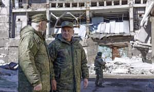 Serguéi Shoigú visitó al ejército ruso en Ucrania