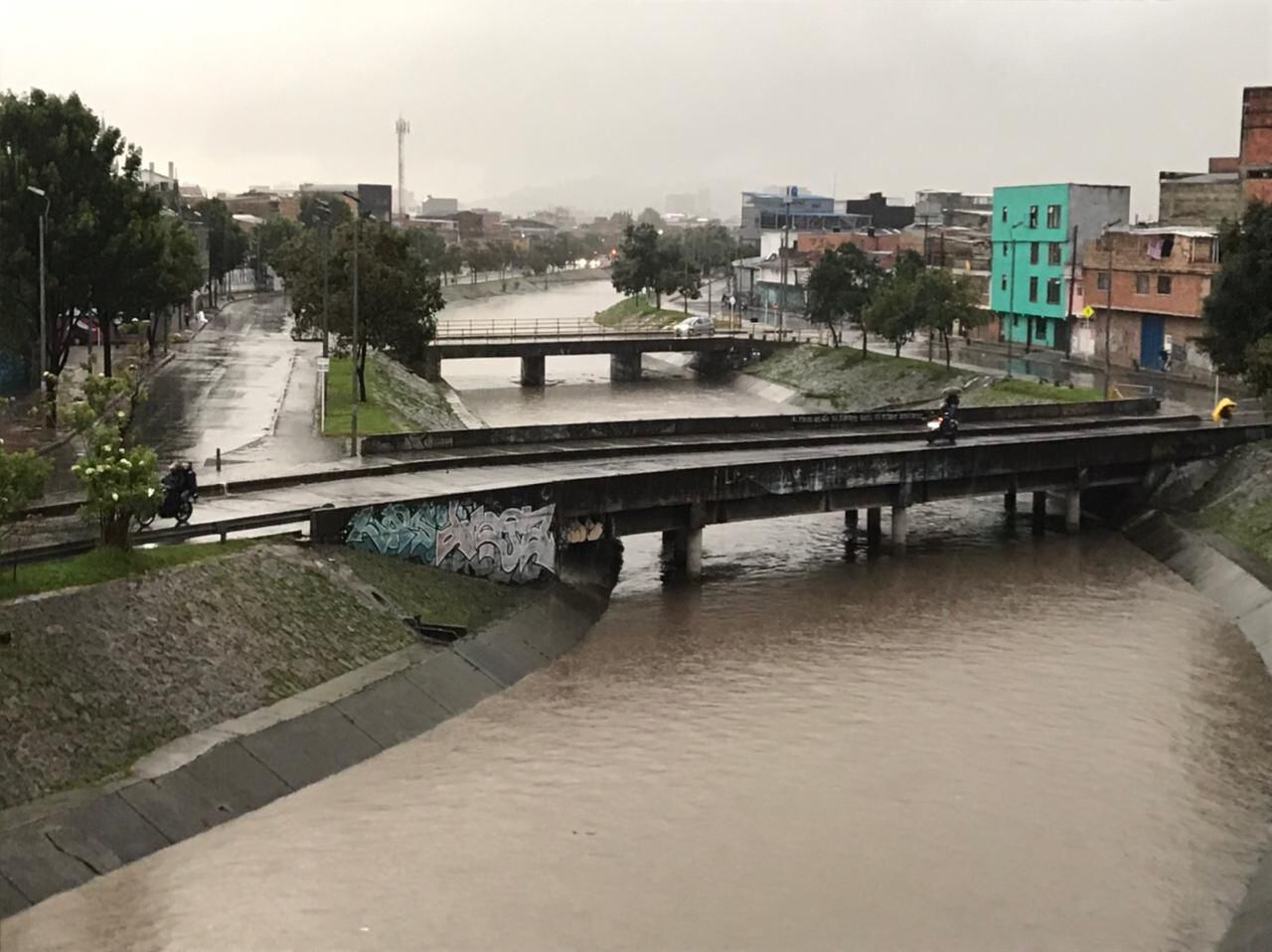 De acuerdo con el Idiger, los cuerpos de agua de la ciudad son normales y al momento no tienen condiciones de posibles desbordamientos.