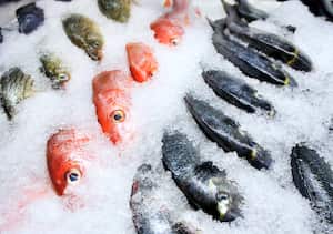 En el pescado congelado puede identificarse si está en buen estado.