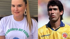 Pamela Cascardo, novia del fallecido jugador de la Selección Colombia, Andrés Escobar.