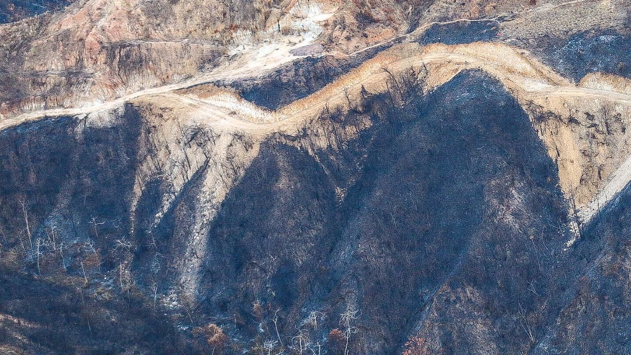 Los estragos que dejan incendios en el departamento de Santander.