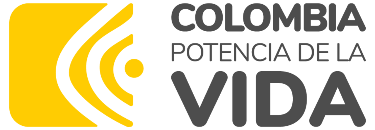Logo Colombia Potencia De La Vida del Gobierno de Gustavo Petro.