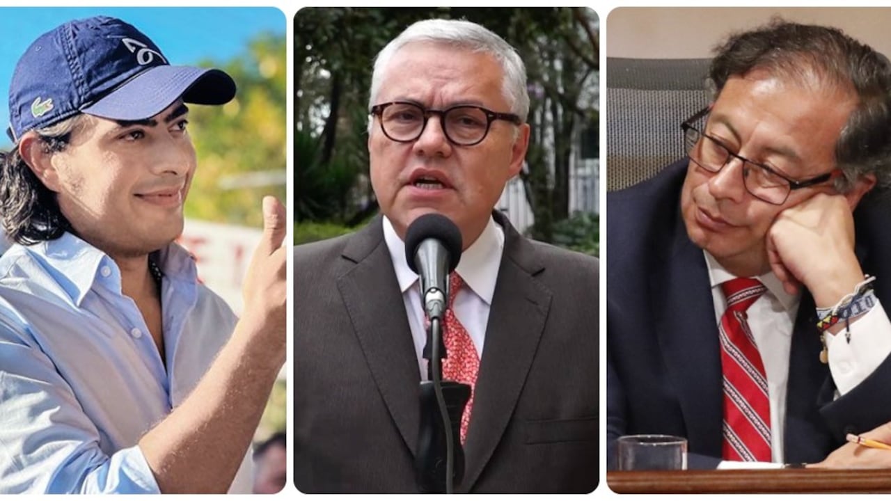 Nicolás Petro, Néstor Osuna y Gustavo Petro.