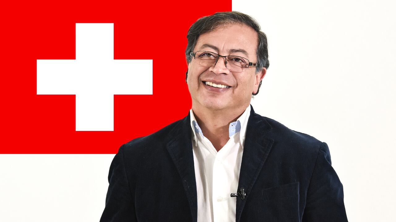 GUSTAVO PETRO bandera Suiza