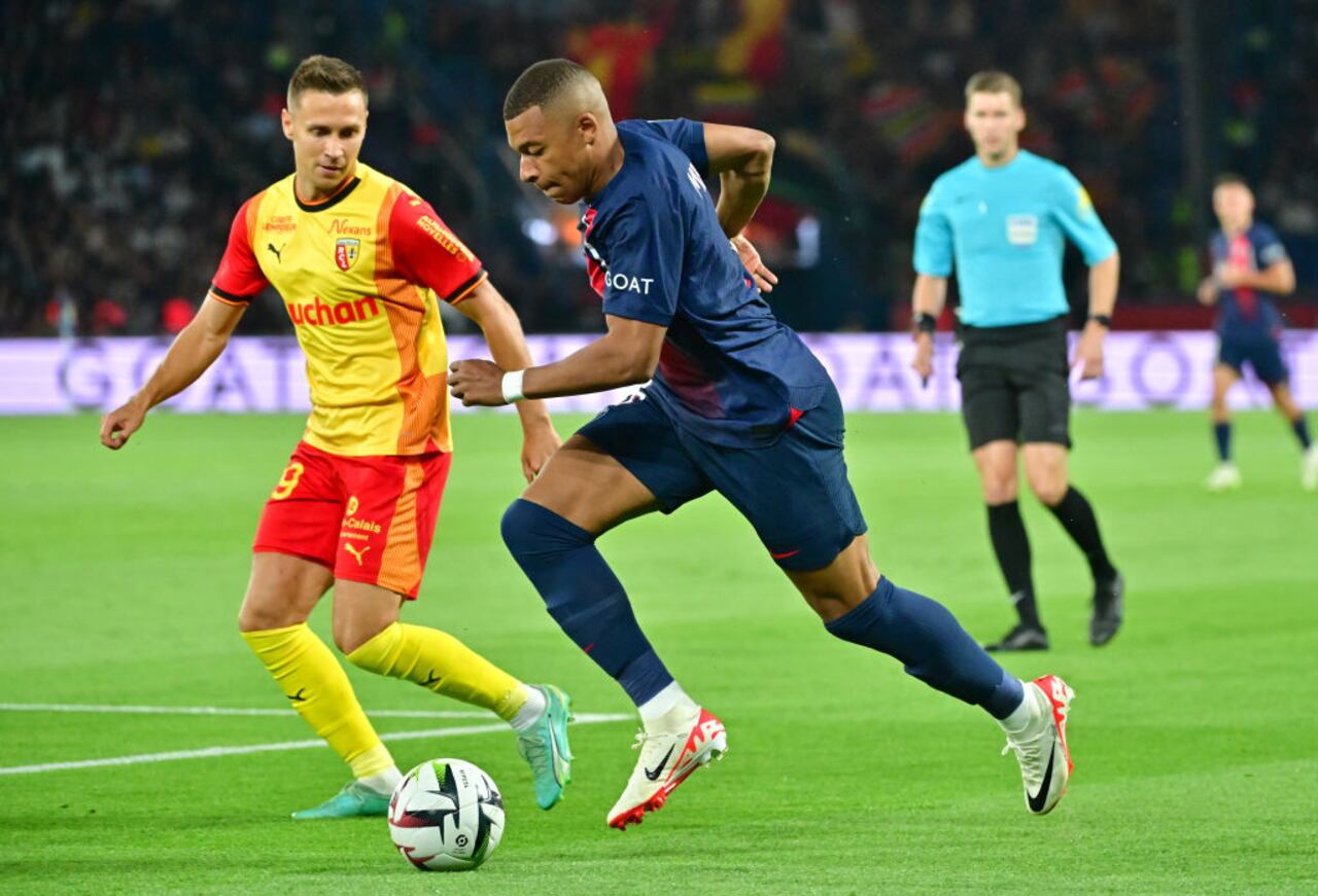 Mbappé fue la gran figura en el último juego ante el Lens