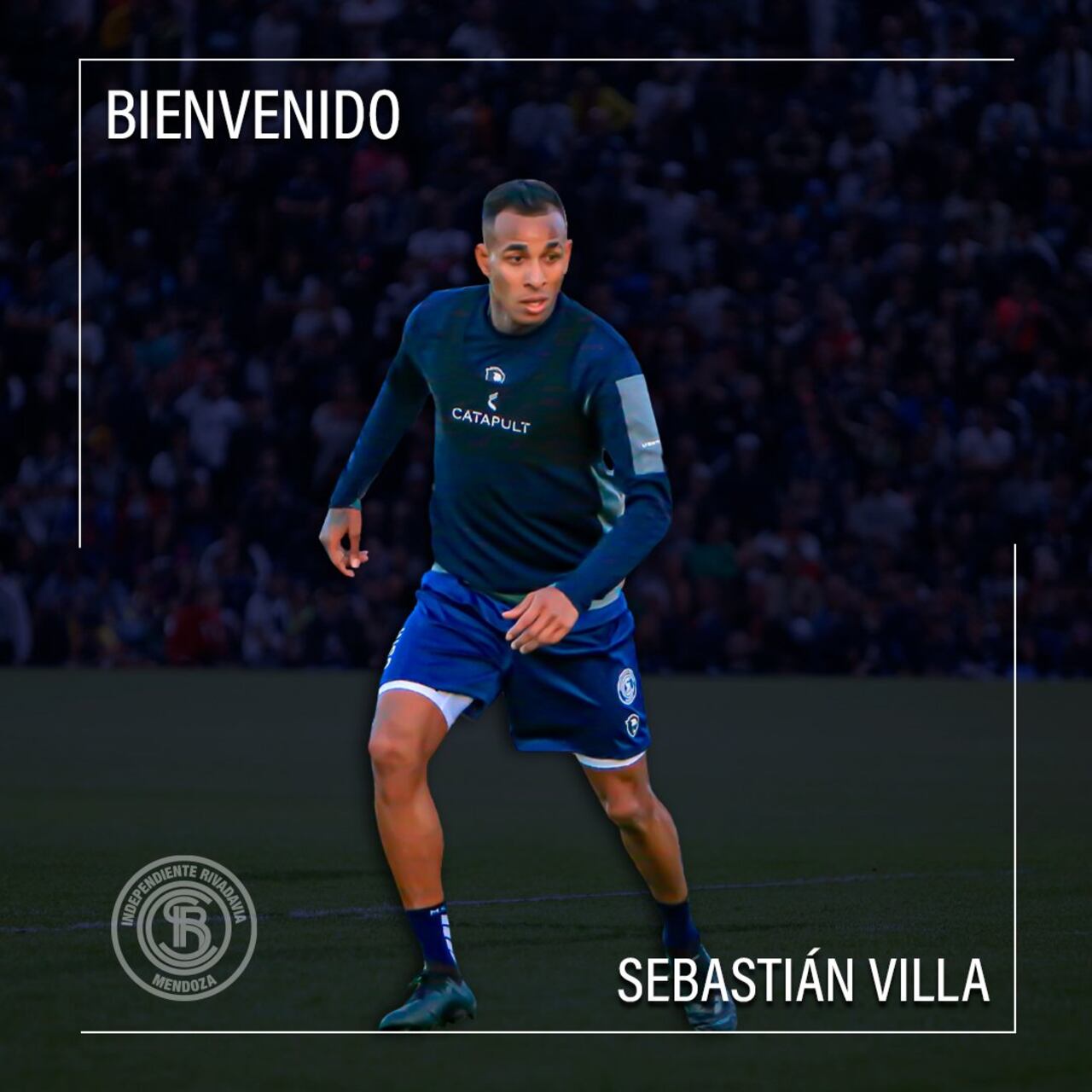 Independiente Rivadavia le da la bienvenida Sebastián Villa al club