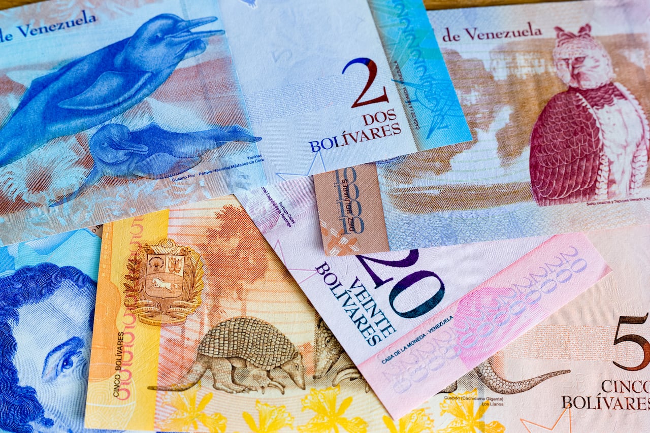 Bolívares, los billetes oficiales de Venezuela