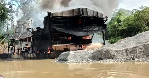 Minería ilegal en Chocó.